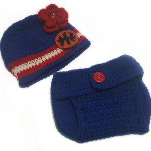 Handmade Philadelphia 76ers Baby Girl Matching Set